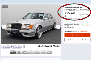 Mercedes W124 Restomod wird zum Millionending: Auto der Woche zum Preis des Jahrhunderts: 2.400.000 €