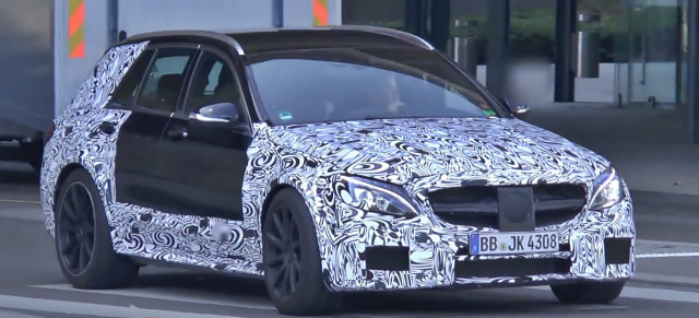 Erlkönig-Video: Rätselhafter AMG Versuchsträger: Was verbirgt sich unter dem Kleid des Mercedes-AMG C63 S205?