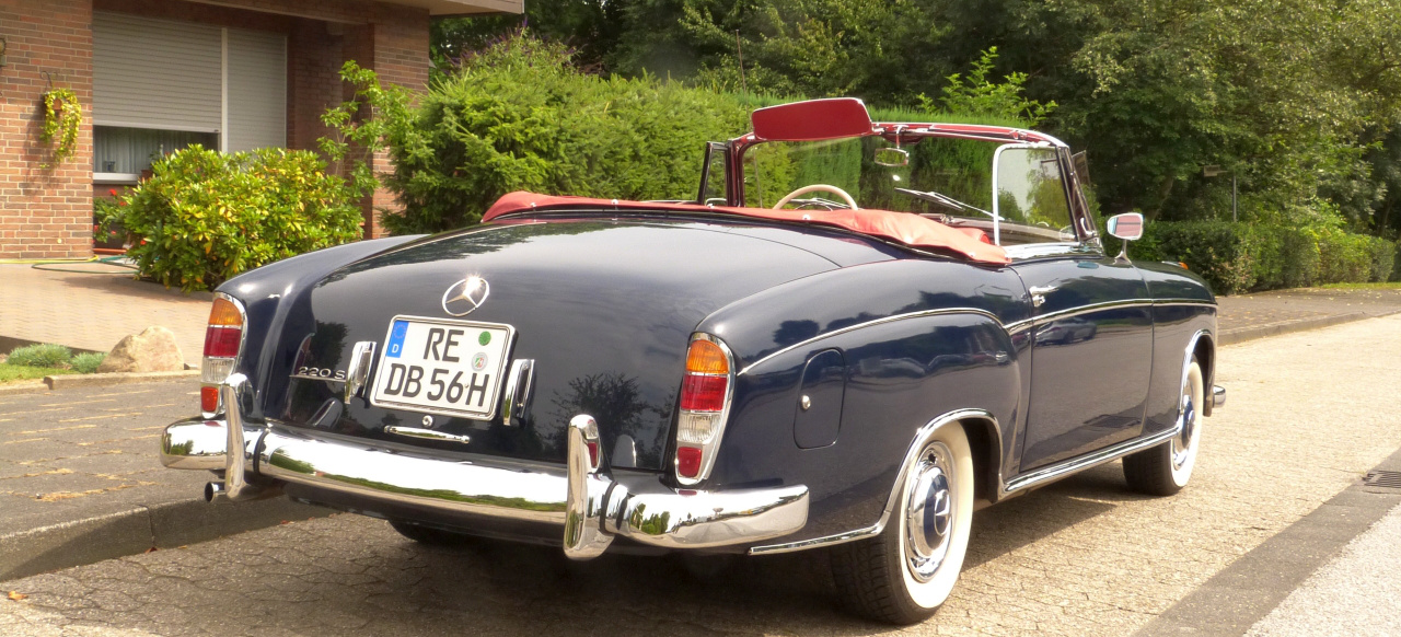 Doppelter 60 J 228 Hrigster Geburtstag 1956 Mercedes Benz 220