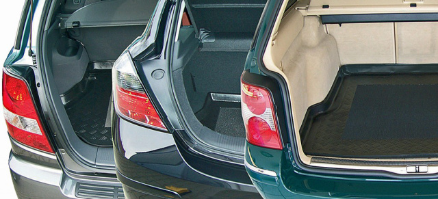 Saubere Sache  die Kofferraum-Wanne: Praktischen und robuste Transportunterlage für den Kofferraum
