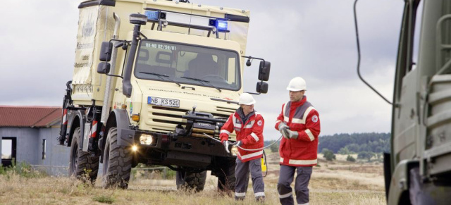 Unimog at Work: Katastrophen-Schutz: Mecklenburg-Vorpommern vertraut beim Katastrophen- und Hochwasserschutz auf eine Flotte von Unimog U 4000
