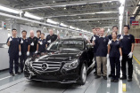 Produktionsstart in China: Mercedes E-Klasse Langversion  : Erstes Exemplar der extra langen E-Klasse lief in China vom Band 