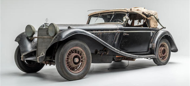 Einst für 200 Dollar - Heute für 450.000 Dollar: Scheunenfund: 1935 Mercedes-Benz 290 Cabriolet A (W18)