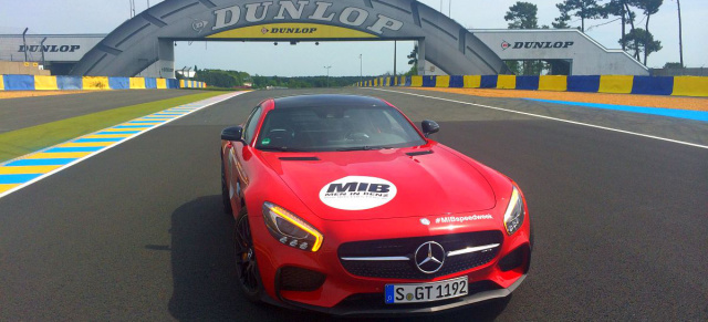 Vor den 24 Stunden von Le Mans: Mit dem Mercedes-AMG GT S in Le Mans