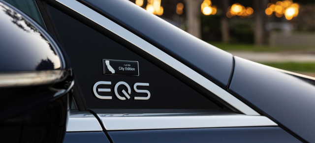 Sondermodell limitiert auf 150 Fahrzeuge: Der EQS 580 4MATIC kommt als limitierte "City Edition"