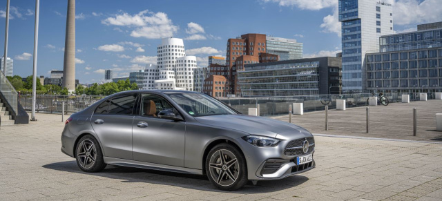 Bestellfreigabe:  neue Mercedes C-Klasse als Plug-in-Hybrid: Limousine und T-Modell mit über 100 Kilometern elektrischer Reichweite