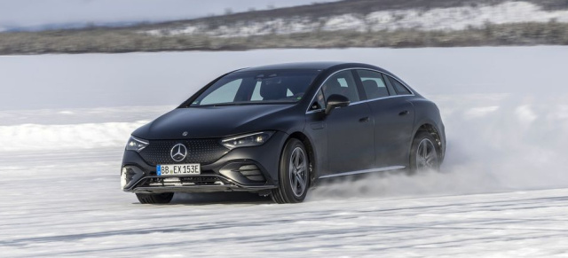 Stromer-Wintertest mit schwacher Leistung: 409 km statt 614 km: Bei -5 Grad C büsst EQE 33,4-%-Reichweite ein