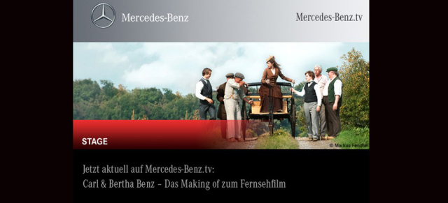 Aktuell auf Mercedes-Benz.tv: Carl & Bertha  Das Making of zum Fernsehfilm: 