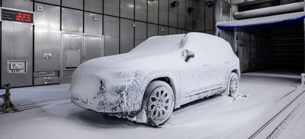 Technik: Ausblick auf den neuen Mercedes GLB: Eiskalt getestet
