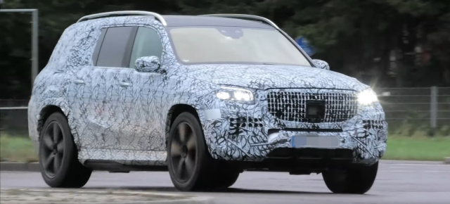 Mercedes-Maybach Erlkönig erwischt: Star-Spy-Shot-Video: Aktuelle Filmaufnahmen vom Mercedes-Maybach GLS 2020