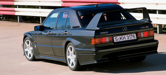 Limitiert auf 502 Exemplare: Endstufe der Evolution: Der Mercedes-Benz 190 E 2.5-16 Evo II feiert Premiere vor 30 Jahren