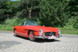 Roter Roadster: 1957 Mercedes-Benz 300 SL : Am Ende wird der Traumwagen mit Stern Realität