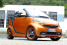 smart fortwo: Vitamin C für die Straße: Orangefarbenes Cabriolet (Baureihe 451) mit Saft und Kraft