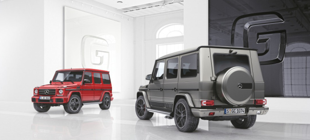 Neue Mercedes-Benz Sondermodelle: Die G-Klasse wird besonders:  designo manufaktur Edition und Exclusive Edition am 2. Mai zu haben