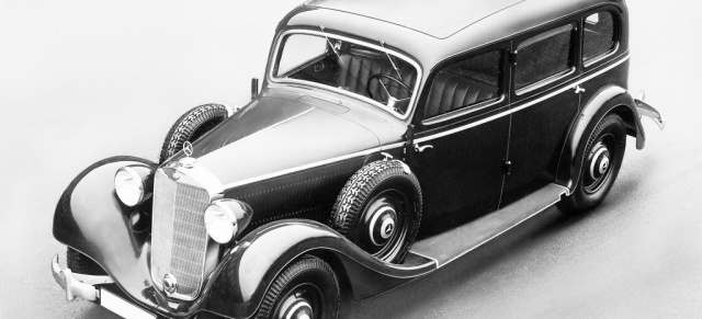 Mercedes-Benz Baureihen: W 142 (1937 bis 1942): Vor 75 Jahren: Positioniert als Fahrzeug der oberen Klasse mit souveränen Fahrleistungen und hohem Komfort