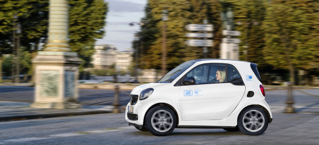 Demnächt ist Paris proud to share:  car2go kündigt Start in der französischen Hauptstadt für Anfang 2019 an 
