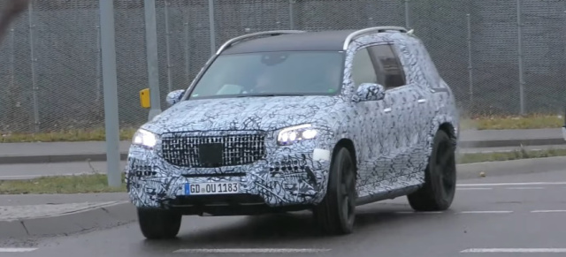 Mercedes-Maybach Erlkönig erwischt: Star-Spy-Shot-Video: Bewegte Bilder vom Maybach-GLS