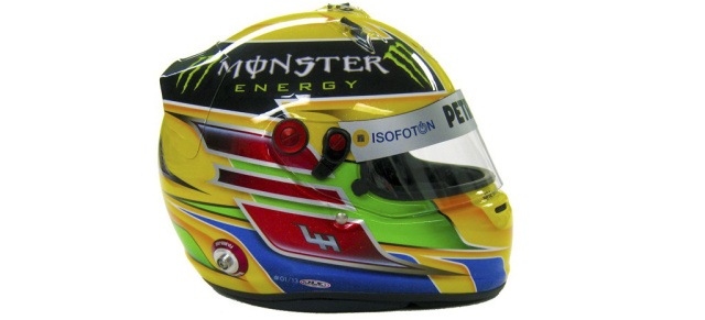 Formel 1: Das ist der Helm von Lewis Hamilton: Erstes Bild vom Kopfschutz des  neuen Silberfeil-Piloten 