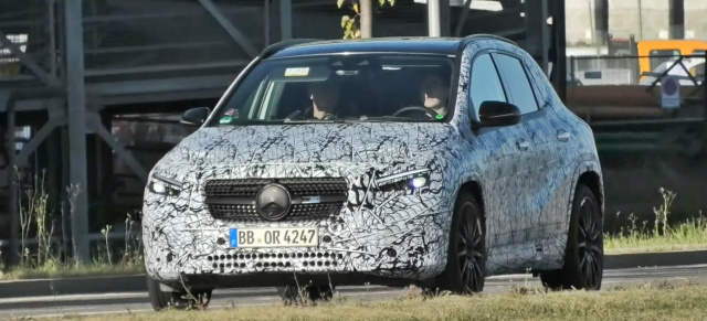Mercedes-Benz Erlkönig erwischt: Star-Spy-Shot-Video: Aktuelle Aufnahmen vom Mercedes-Benz GLA II (H247)