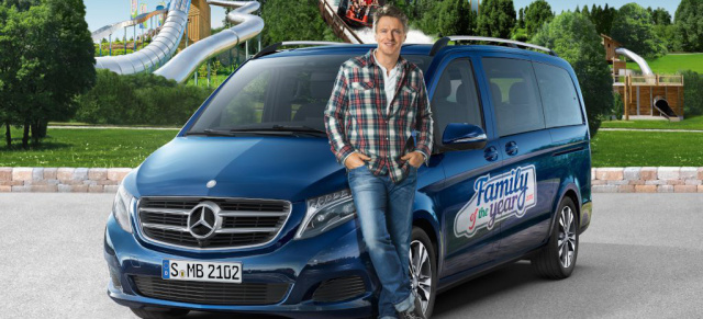 Mercedes-Benz V-Klasse: „Family of the Year 2016“ gesucht: Exklusiver Hauptgewinn: eine Mercedes-Benz V-Klasse