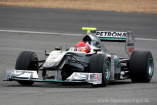 Formel 1 Test in Jerez - Tag 2: Michael Schumacher fuhr mit seinem Mercedes-Silberpfeil die sechstbeste Zeit  