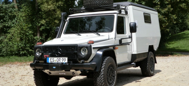Für Reise & Expedition  Mercedes-Benz G Professional CampPro: Leichtkabinen-Aufbau vom 4x4 Umbau-Spezialisten ORC Off-Road-Exclusiv 