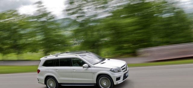 Der Topsportler unter den SUVs: Der neue Mercedes-Benz GL 63 AMG :  First Class: Performance und Stil in Perfektion