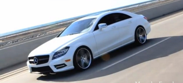 Mercedes CLS auf 20-zölligen Lexanis (Video): Der C218 kommt mit schönen Felgen attraktiver ins Rollen  