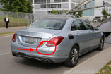 Erlkönig erwischt: Mercedes C-Klasse Plug-In-Hybrid - ohne  Tarnung: Aktuelle Bilder von dem kommenden, besonders effizienten C-Klasse Modell