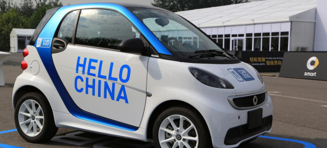 Car2go: Expansion nach China: Der Start von car2go soll binnen Jahresfrist erfolgen. 