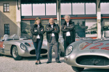 Stirling Moss und Hans Herrmann im Mercedes-Benz 300 SLR: Mercedes-Benz feiert 60 Jahre Mille-Miglia-Sieg von 1955