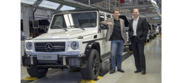 Mercedes-Benz G-Klasse: Produktionsrekord einer Offroad-Ikone: Geliebte G-Klasse: Erstmals wurden 20.000 Exemplare in einem Jahr produziert 