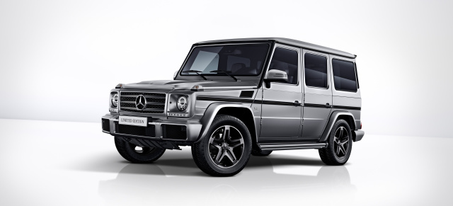 Mercedes-Benz G-Klasse Sondermodell: G-Klasse als Limited Edition erhältlich 