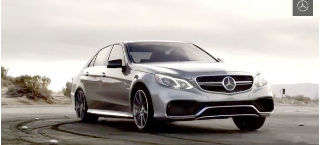 Neuer TV-Spot für die Mercedes-E-Klasse: US-TV-Werbung für die neue E-Klasse von Mercedes-Benz