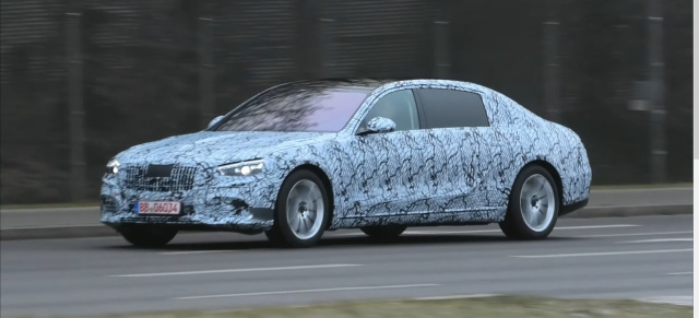 Mercedes-Maybach Erlkönig erwischt: Spy Shot-Video: Aktuelle Bilder von der Maybach S-Klasse X223