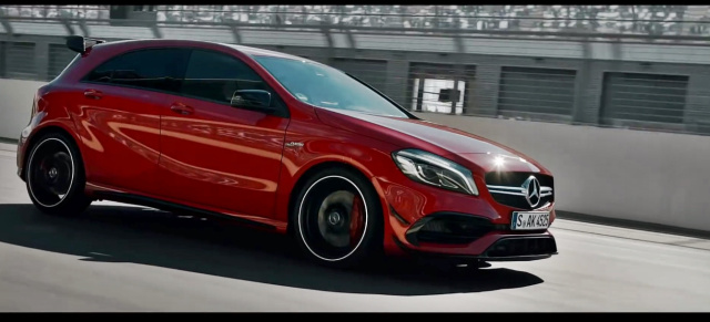 Mercedes-AMG A45 4MATIC: Video: Der AMG A45 als Sachsen-Express