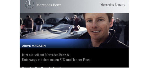 Jetzt aktuell auf Mercedes-Benz.tv: Unterwegs mit dem neuen SLK:
