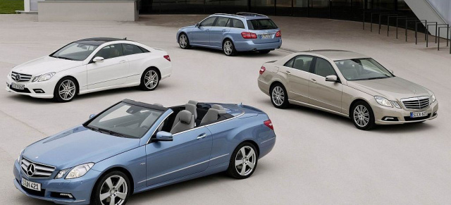 Gerücht. Mercedes- E-Klasse Facelift kommt im Januar 2013: Ende des Vieraugengesichts: Die modellgepfegte  E-Klasse von Mercedes-Benz soll früher als erwartet im Handel sein