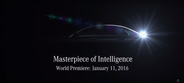 Teaser-Video: Die Entwicklung der Mercedes-Benz E-Klasse (W213) 