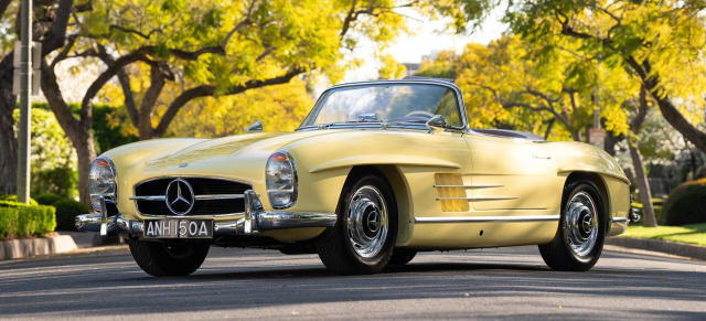 Kurt Barnekows Roadster kommt unter den Hammer: Der Mercedes-Benz 300 SL Roadster eines Möbel-Magnaten