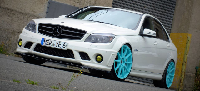 Mercedes-Benz C63: Frisch gemacht: Cooler C63: Mercedes C-Klasse mit Minzgeschmack!