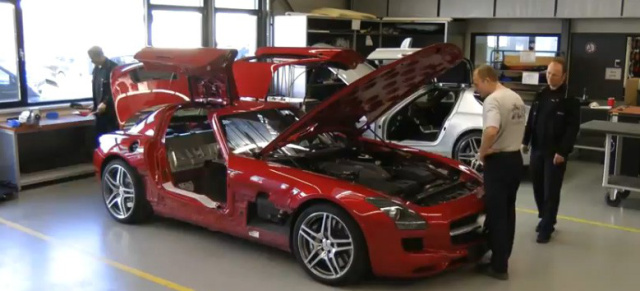 SLS AMG Tuning im Zeitraffer (Video): Einblick in das Mercedes AMG Performance Studio im Schnelldurchlauf 