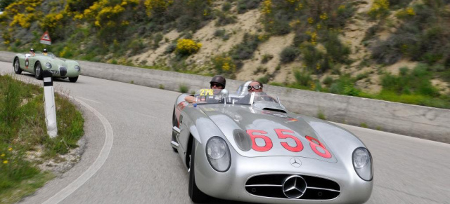 Mille Miglia: Mercedes-Benz ist automobiler Hauptsponsor: Startschuss für eine langfristige Partnerschaft