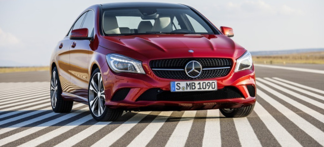 Erfolgstyp: Mercedes CLA über 100.000 mal verkauft: Das kompakte viertürige Coupé ist besonders in Deutschland und den USA beliebt.