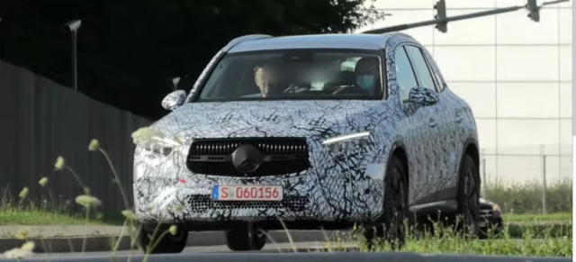 Mercedes Erlkönig erwischt: Spy-Shot Video: Mercedes GLC X254