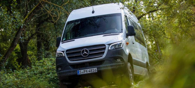 Technik: Erste Fahrt im Prototypen Mercedes Sprinter 4x4: Schlammwühler