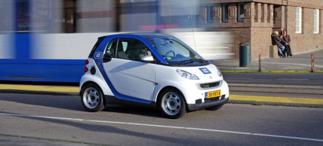 car2go setzt Amsterdam unter Strom: 300 Elektro-Fahrzeuge der Marke smart für car2go in Amsterdam
