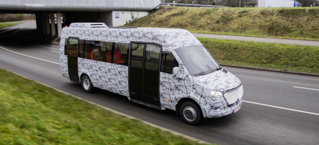 Mercedes-Benz Erlkönig: Im Werden: Die neuen Mercedes-Benz Minibusse