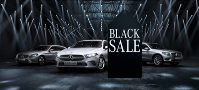 Mercedes-Benz Verkaufsaktion: Mercedes-Benz Black Sale ab 15.02.2019 mit bis zu 30 % Preisvorteil