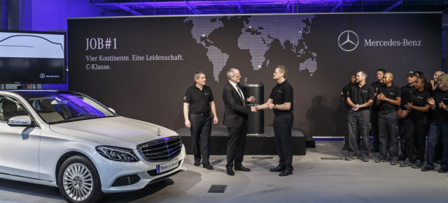 Nummer 1 lebt: Erste neue Mercedes C-Klasse vom Band gelaufen: Produktion der neuen C-Klasse startete im Mercedes-Benz
Werk Bremen